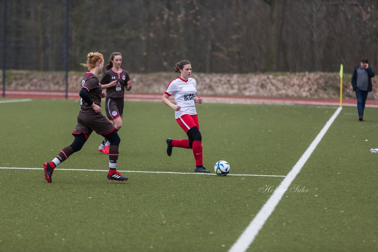 Bild 296 - B-Juniorinnen Walddoerfer - St.Pauli : Ergebnis: 4:1